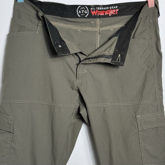 Wrangler ATG All Terrain Gear Cargo Pants 38x32 Gray Nylon Spandex - Picture 13 of 16